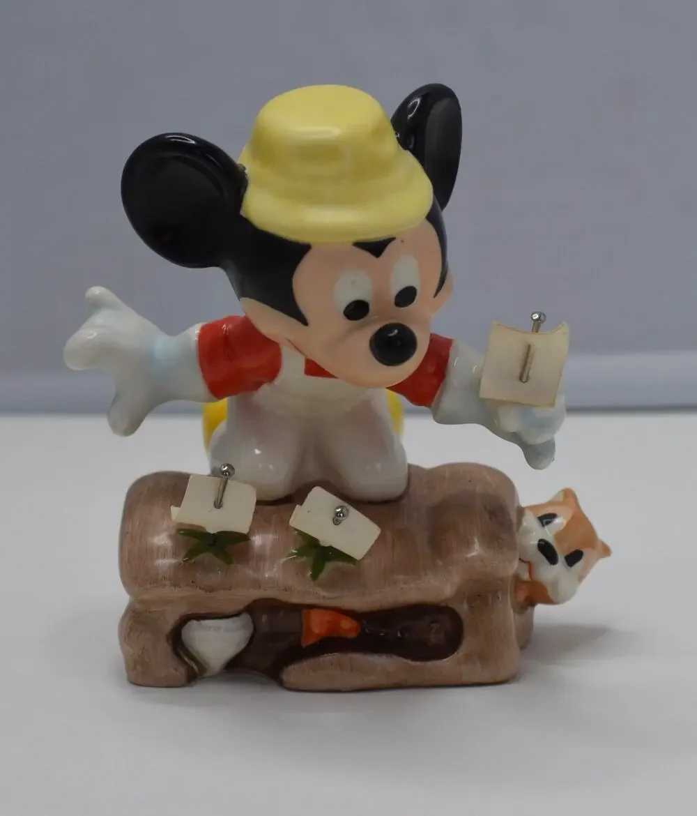 WALT DISNEY GOEBEL Porcelain Mickey Mouse Gardening W Germany 4